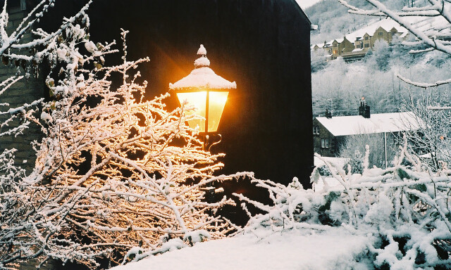 Hebden Bridge, West Yorkshire, UK. Xmas day 2003 