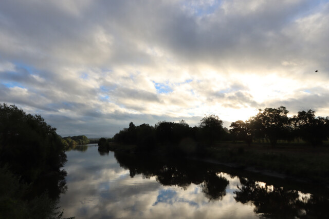 Whanganui River taken from Upokongaro Cycle Bridge, Whanganui
