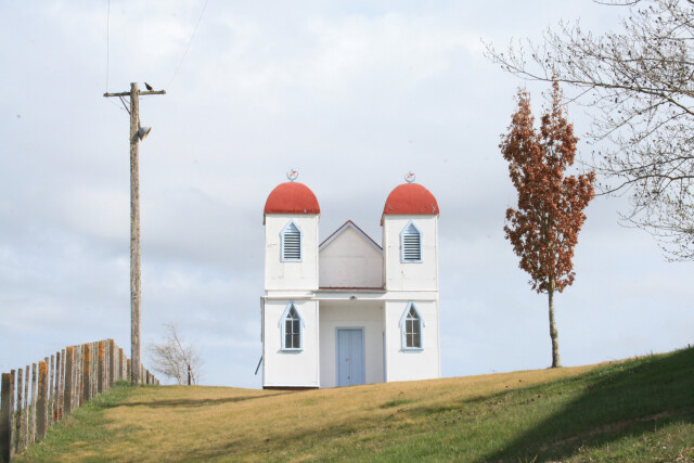 Ratana Church Close Crop, Raetihi, Ruapehu, New Zealand.