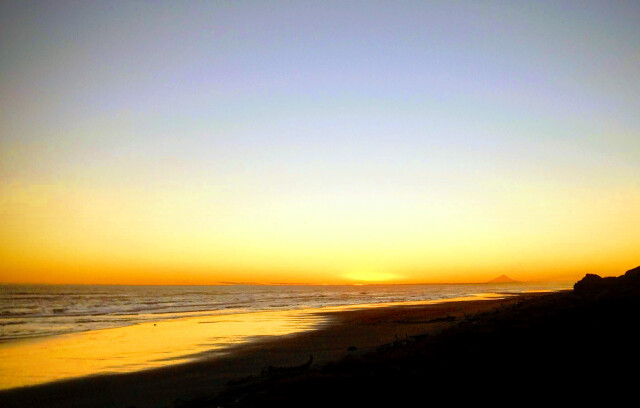 South Beach Sunset, Whanganui, New Zealand