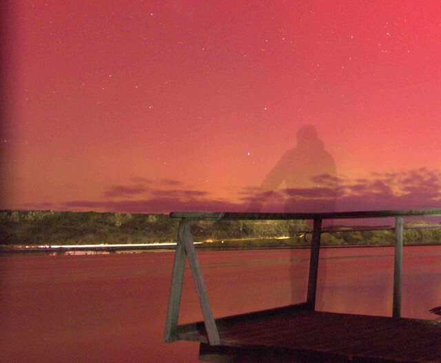 Aurora on the Awa 6, Whanganui River, New Zealand. 