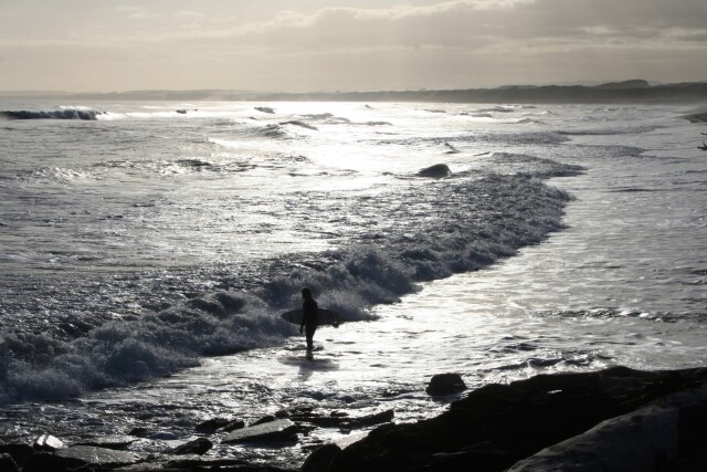North Mole, Castlecliff Beach, Whanganui, New Zealand. 