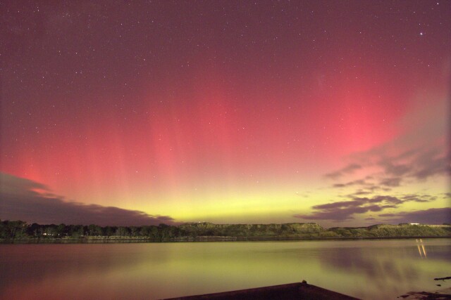 Aurora on the Awa 4, Whanganui River, New Zealand. 