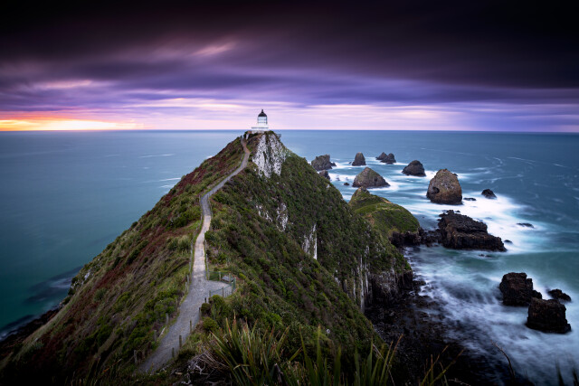 Nugget Point Stormy Sunrise