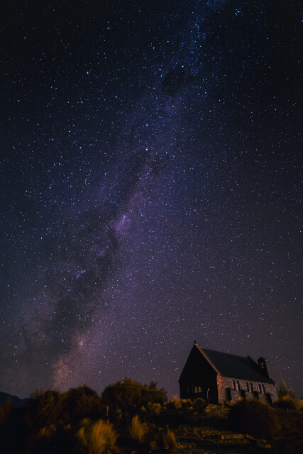Church of the Good Shepherd and Milky Way