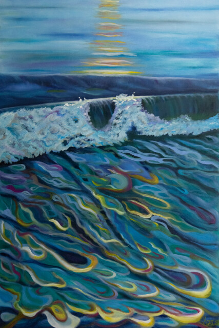 Sunset wave