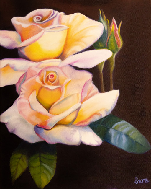Peachy roses